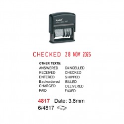 Self Inking Date Stamp 4817